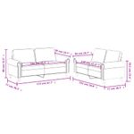 Casa si Gradina - Mobilier - Seturi de mobilier - Seturi living - Set de canapele cu perne, 2 piese, rosu vin, piele ecologica - Infinity.ro