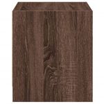 Casa si Gradina - Mobilier - Comode si corpuri - Noptiere - Noptiera cu usa din sticla, stejar maro, 35x37x42 cm - Infinity.ro