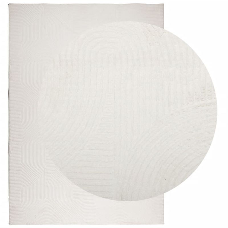 Casa si Gradina - Textile si covoare - Covoare - Covoare casa - Covor "IZA" aspect scandinav, cu fire scurte, crem, 140x200 cm - Infinity.ro