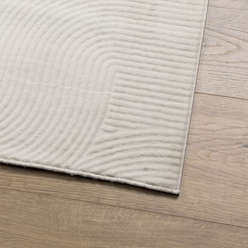 Casa si Gradina - Textile si covoare - Covoare - Covoare casa - Covor "IZA" aspect scandinav, cu fire scurte, crem, 140x200 cm - Infinity.ro
