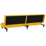 Casa si Gradina - Mobilier - Canapele si coltare - Canapele - Canapea extensibila cu 2 locuri, galben, catifea - Infinity.ro