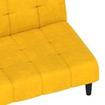 Casa si Gradina - Mobilier - Canapele si coltare - Canapele - Canapea extensibila cu 2 locuri, galben, catifea - Infinity.ro