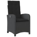 Casa si Gradina - Gradina si terasa - Mobilier exterior - Seturi mobila gradina - Set mobilier de gradina cu perne, 5 piese, negru, poliratan - Infinity.ro