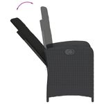 Casa si Gradina - Gradina si terasa - Mobilier exterior - Seturi mobila gradina - Set mobilier de gradina cu perne, 5 piese, negru, poliratan - Infinity.ro