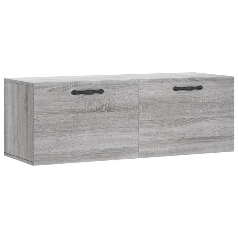 Casa si Gradina - Mobilier - Dulapuri si sifoniere - Dulapuri - Dulap de perete, gri sonoma, 100x36,5x35 cm, lemn prelucrat - Infinity.ro