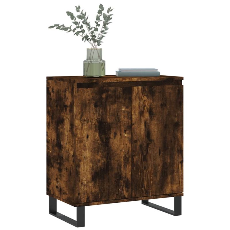 Casa si Gradina - Mobilier - Comode si corpuri - Comode - Servanta, stejar fumuriu, 60x30x75 cm, lemn compozit - Infinity.ro
