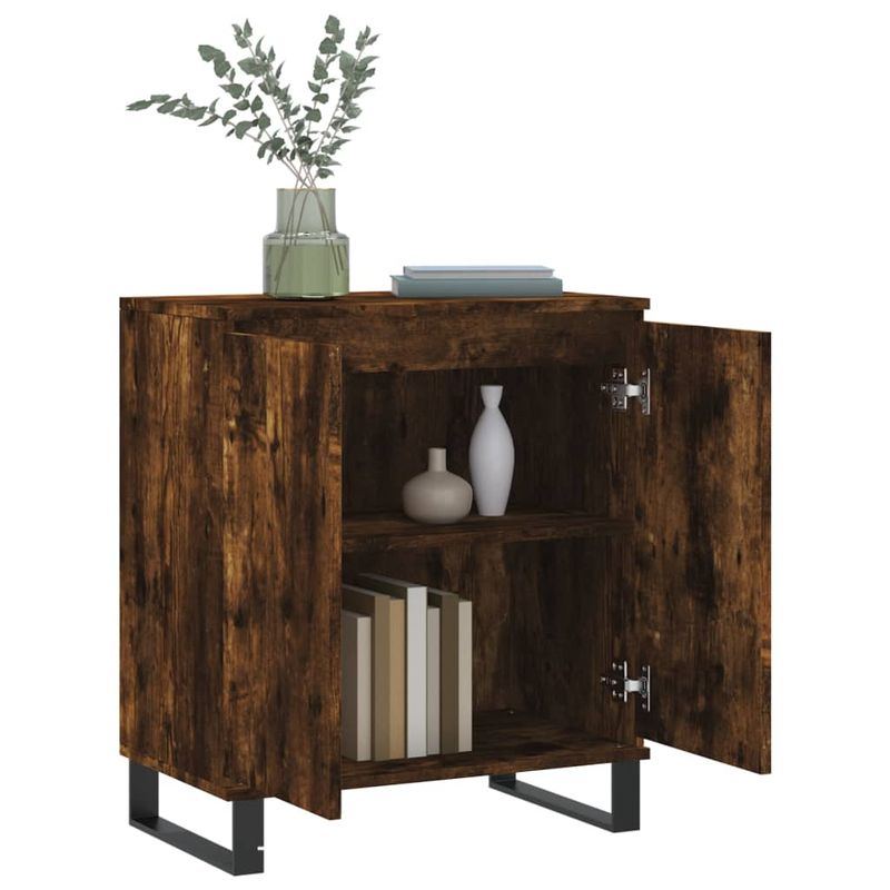 Casa si Gradina - Mobilier - Comode si corpuri - Comode - Servanta, stejar fumuriu, 60x30x75 cm, lemn compozit - Infinity.ro