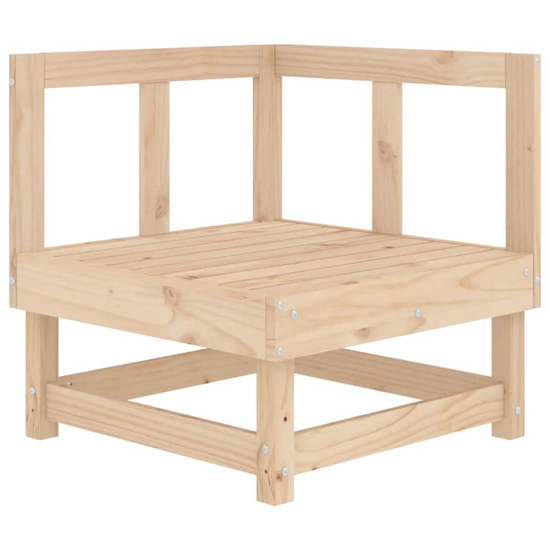 Casa si Gradina - Gradina si terasa - Mobilier exterior - Canapele si fotolii gradina - Canapea coltar cu perne, lemn masiv de pin - Infinity.ro