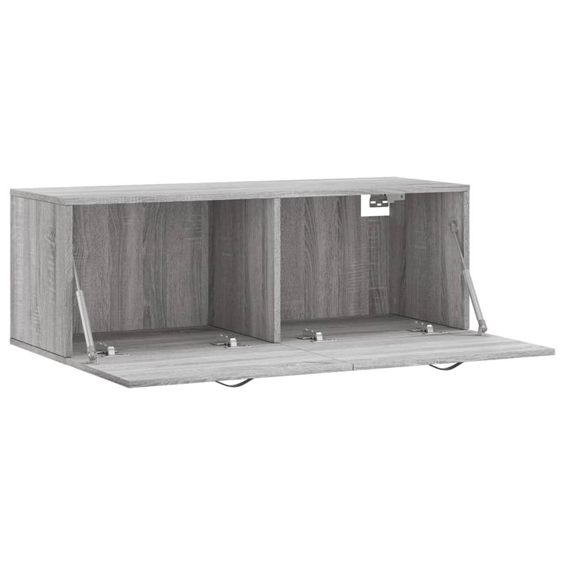 Casa si Gradina - Mobilier - Dulapuri si sifoniere - Dulapuri - Dulap de perete, gri sonoma, 100x36,5x35 cm, lemn prelucrat - Infinity.ro