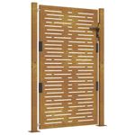 Casa si Gradina - Constructii - Usi interior, exterior si garaj - Usi garaj - Poarta pentru gradina, 105x155 cm, otel corten, dreptunghiuri - Infinity.ro