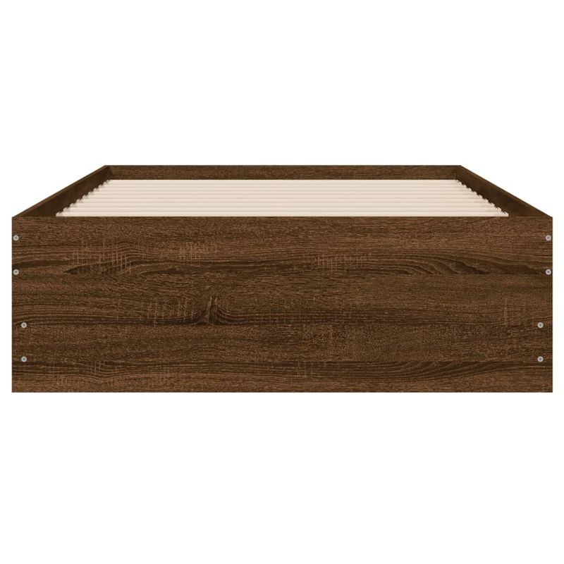 Casa si Gradina - Mobilier - Paturi si accesorii - Paturi - Cadru de pat cu sertare, stejar maro, 90x190 cm lemn prelucrat - Infinity.ro