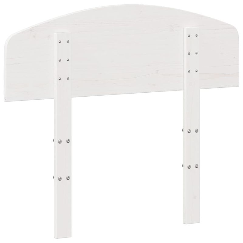 Casa si Gradina - Mobilier - Paturi si accesorii - Accesorii paturi - Tablie de pat, alb, 75 cm, lemn masiv de pin - Infinity.ro