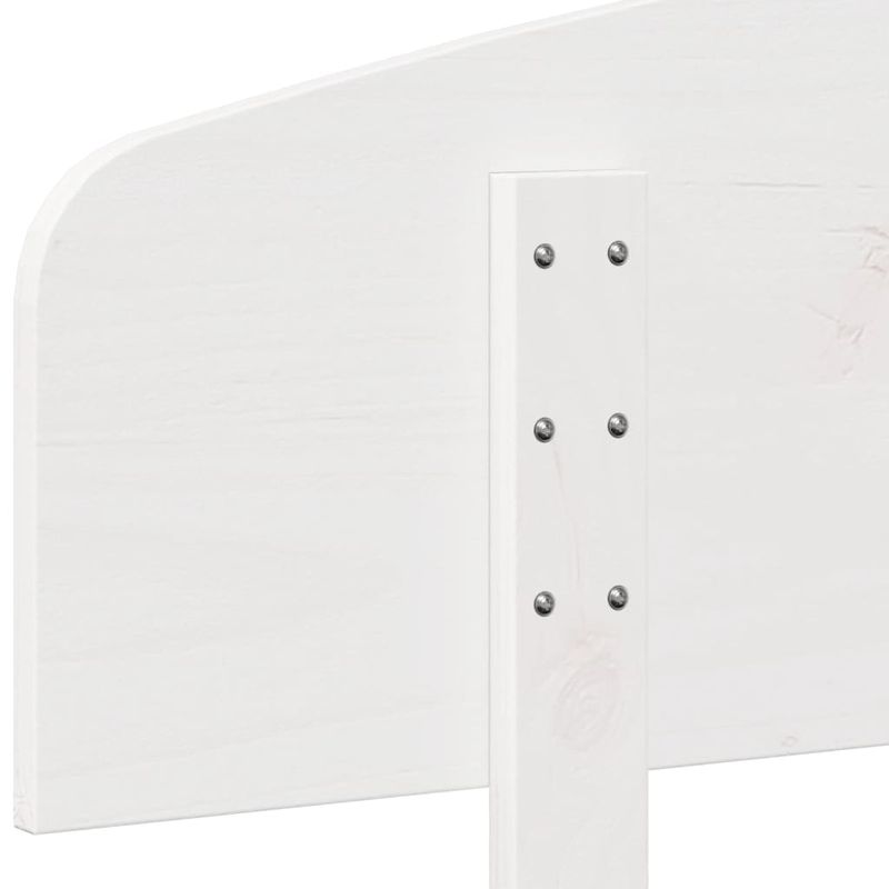 Casa si Gradina - Mobilier - Paturi si accesorii - Accesorii paturi - Tablie de pat, alb, 75 cm, lemn masiv de pin - Infinity.ro