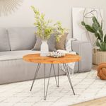 Casa si Gradina - Constructii - Lemn constructii - Placi lemn - Blat de masa rotund, Ø70x3,8 cm, lemn masiv de acacia - Infinity.ro