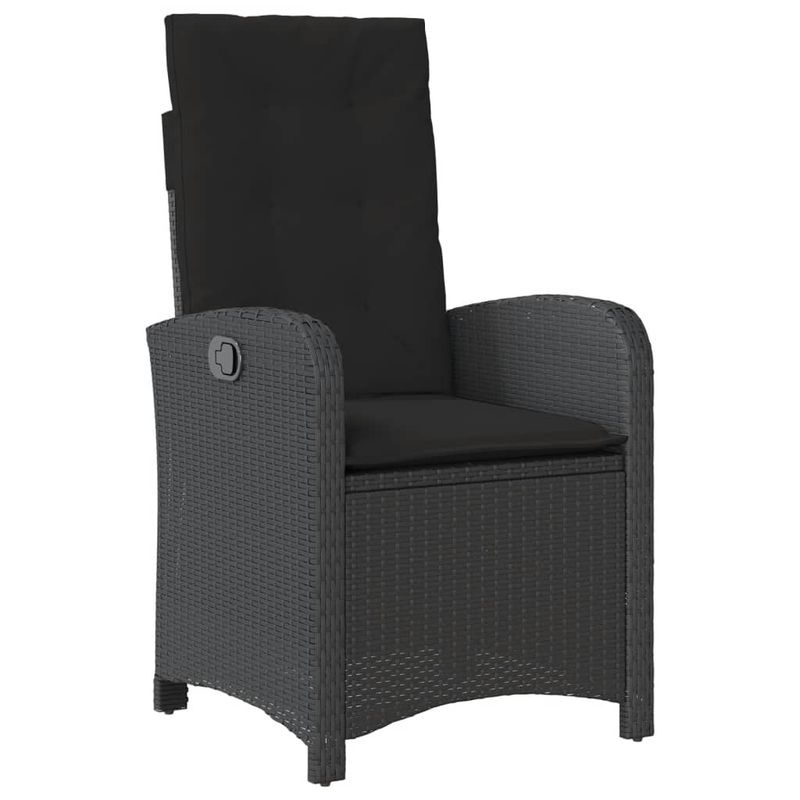 Casa si Gradina - Gradina si terasa - Mobilier exterior - Seturi mobila gradina - Set mobilier de gradina cu perne, 7 piese, negru, poliratan - Infinity.ro