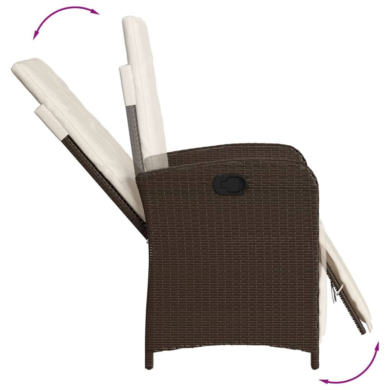 Casa si Gradina - Gradina si terasa - Mobilier exterior - Seturi mobila gradina - Set mobilier de gradina cu perne, 7 piese, maro, poliratan - Infinity.ro