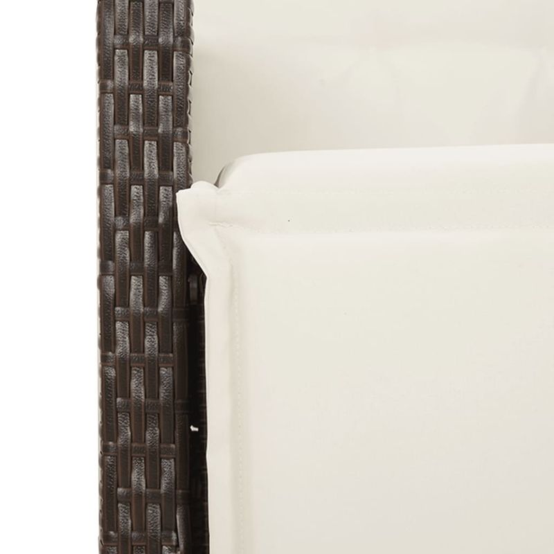 Casa si Gradina - Gradina si terasa - Mobilier exterior - Seturi mobila gradina - Set mobilier de gradina cu perne, 7 piese, maro, poliratan - Infinity.ro