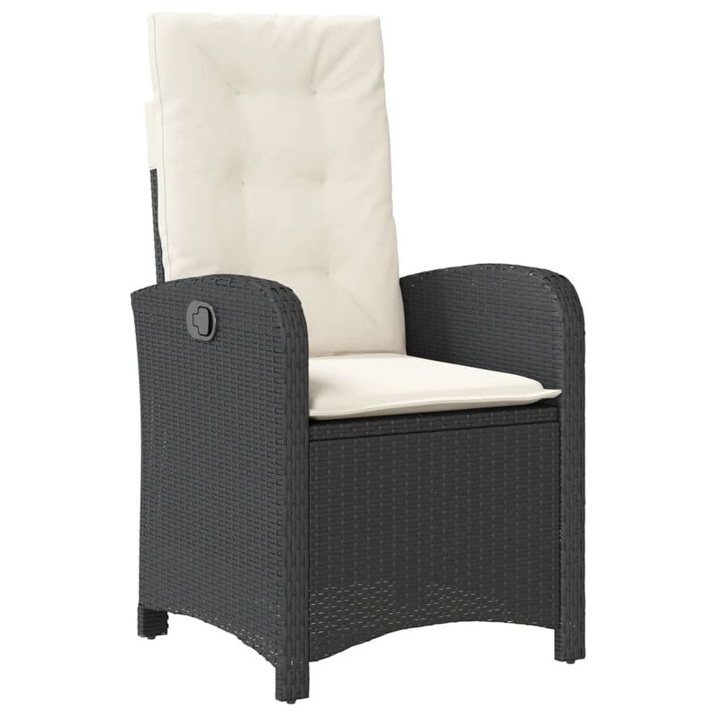 Casa si Gradina - Gradina si terasa - Mobilier exterior - Seturi mobila gradina - Set mobilier de gradina cu perne, 7 piese, negru, poliratan - Infinity.ro