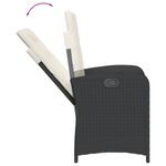 Casa si Gradina - Gradina si terasa - Mobilier exterior - Seturi mobila gradina - Set mobilier de gradina cu perne, 7 piese, negru, poliratan - Infinity.ro