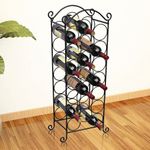 Casa si Gradina - Bucatarie si vesela - Accesorii bar - Suporturi bauturi - Suport sticle de vin pentru 21 de sticle, metal - Infinity.ro