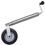 Auto si Moto - Remorci si platforme auto - Roata de manevra 48 mm cu 2 tevi de sustinere si 3 cleme de fixare - Infinity.ro