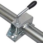 Auto si Moto - Remorci si platforme auto - Roata de manevra 48 mm cu 2 tevi de sustinere si 3 cleme de fixare - Infinity.ro