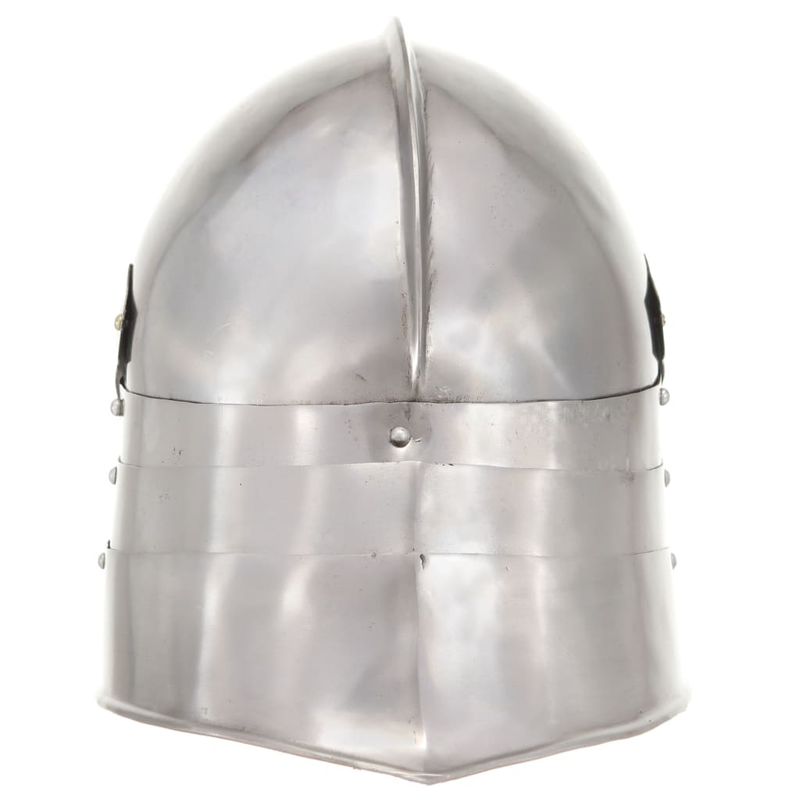 Casa si Gradina - Decoratiuni - Decoratiuni petrecere - Masti si costume carnaval - Coif cavaler medieval antic, jocuri pe roluri, argintiu, otel, model 22 - Infinity.ro