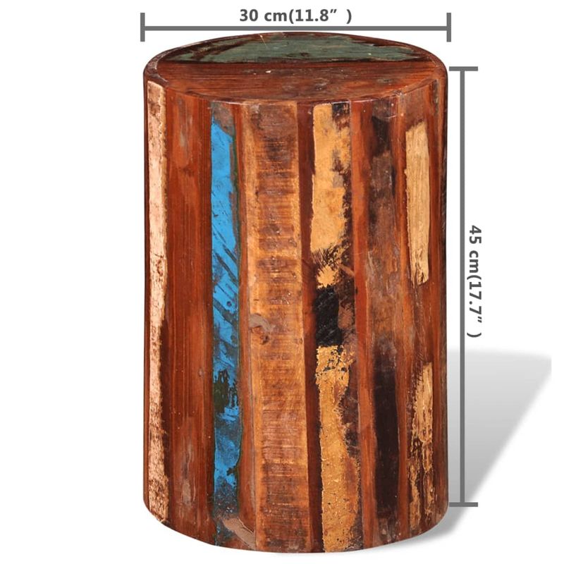 Casa si Gradina - Mobilier - Scaune si fotolii - Tabureti - Taburet, lemn masiv reciclat - Infinity.ro