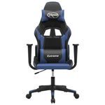 PC, gaming si accesorii - Gaming - Accesorii gaming - Scaune gaming - Scaun de jocuri, negru si albastru, piele ecologica - Infinity.ro