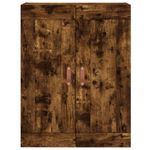 Casa si Gradina - Mobilier - Comode si corpuri - Corpuri bucatarie - Dulap inalt, stejar fumuriu, 69,5x34x180, lemn compozit - Infinity.ro