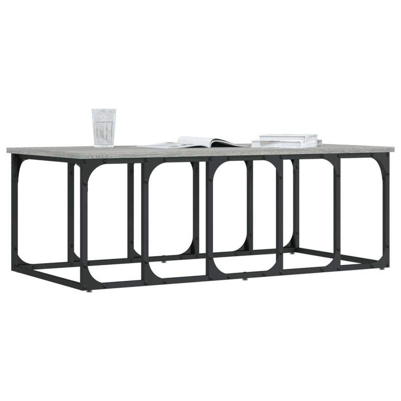 Casa si Gradina - Mobilier - Mese si birouri - Masute de cafea - Masuta de cafea, gri sonoma, 100x50x35,5 cm, lemn prelucrat - Infinity.ro