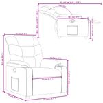 Casa si Gradina - Mobilier - Scaune si fotolii - Fotolii - Fotoliu rabatabil, gri inchis, material textil - Infinity.ro