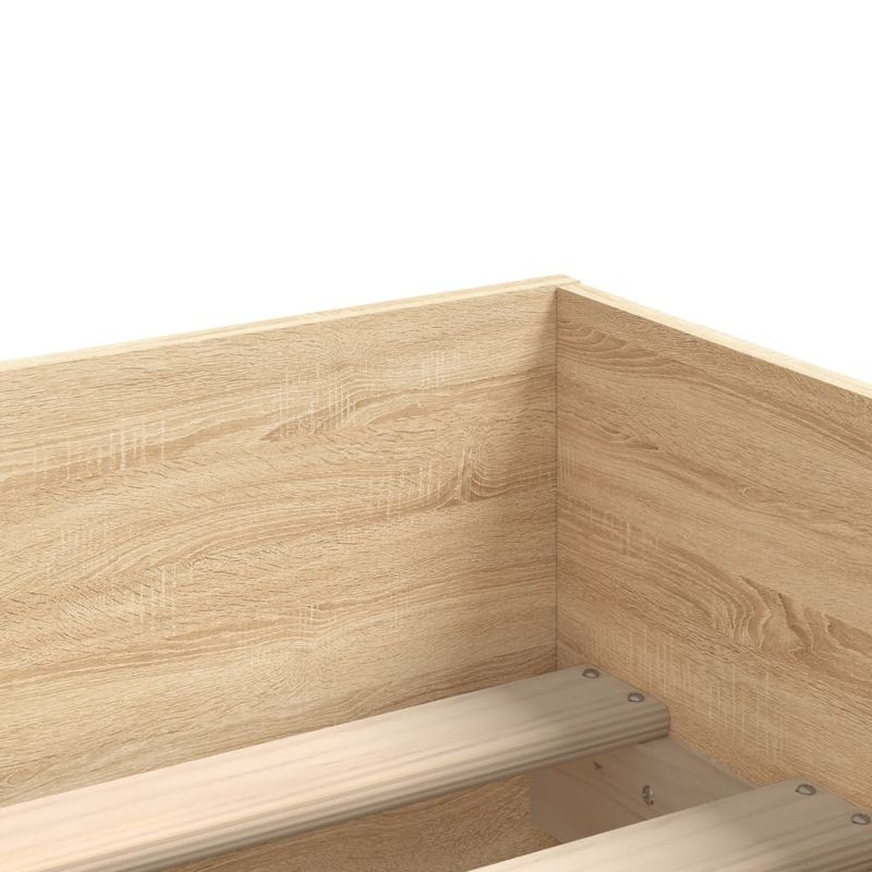 Casa si Gradina - Mobilier - Paturi si accesorii - Paturi - Cadru de pat cu sertare, stejar sonoma, 90x190 cm - Infinity.ro