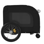 Petshop - Accesorii petshop - Culcusuri si custi - Genti si articole transport - Remorca bicicleta animale companie, negru, textil oxford/fier - Infinity.ro