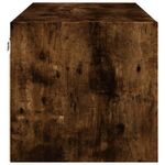 Casa si Gradina - Mobilier - Dulapuri si sifoniere - Dulapuri - Dulap de perete cu usi din sticla, stejar fumuriu,102x37x35 cm - Infinity.ro
