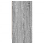 Casa si Gradina - Mobilier - Biblioteci si rafturi - Biblioteci - Biblioteca cu usi gri sonoma 204x37x75 cm lemn compozit - Infinity.ro