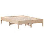 Casa si Gradina - Mobilier - Paturi si accesorii - Paturi - Cadru de pat, 135x190 cm, lemn masiv de pin - Infinity.ro