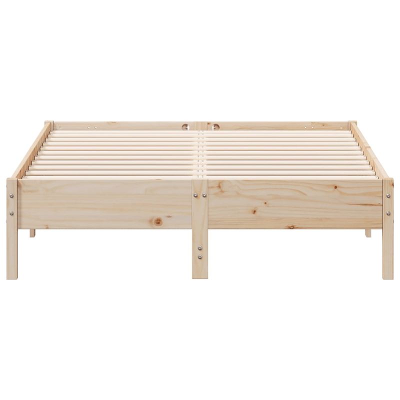 Casa si Gradina - Mobilier - Paturi si accesorii - Paturi - Cadru de pat, 135x190 cm, lemn masiv de pin - Infinity.ro