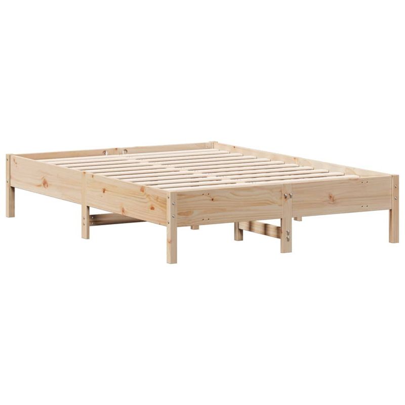 Casa si Gradina - Mobilier - Paturi si accesorii - Paturi - Cadru de pat, 135x190 cm, lemn masiv de pin - Infinity.ro