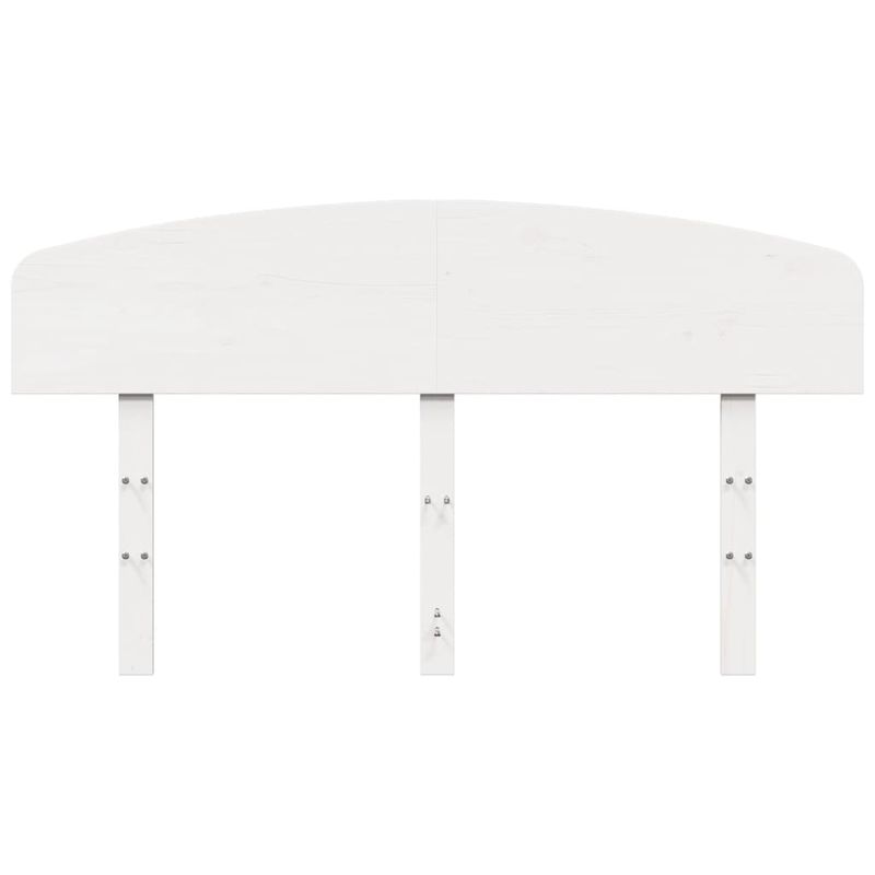 Casa si Gradina - Mobilier - Paturi si accesorii - Accesorii paturi - Tablie de pat, alb, 160 cm, lemn masiv de pin - Infinity.ro