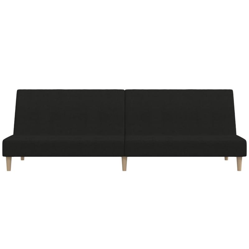Casa si Gradina - Mobilier - Canapele si coltare - Canapele - Canapea extensibila cu 2 locuri, negru, material textil - Infinity.ro