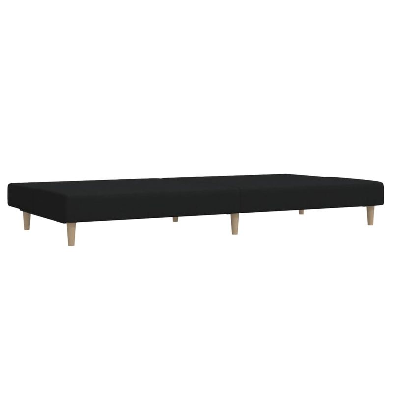 Casa si Gradina - Mobilier - Canapele si coltare - Canapele - Canapea extensibila cu 2 locuri, negru, material textil - Infinity.ro