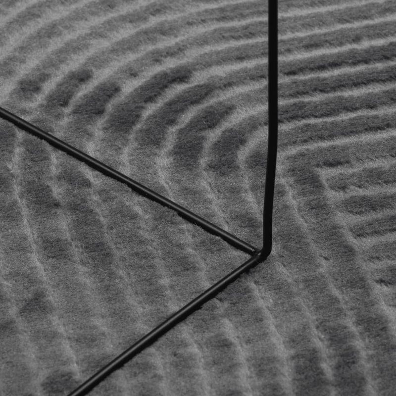 Casa si Gradina - Textile si covoare - Covoare - Covoare casa - Covor "IZA" aspect scandinav, cu fire scurte, antracit, Ø 200cm - Infinity.ro
