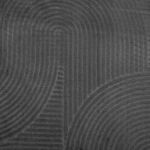 Casa si Gradina - Textile si covoare - Covoare - Covoare casa - Covor "IZA" aspect scandinav, cu fire scurte, antracit, Ø 200cm - Infinity.ro
