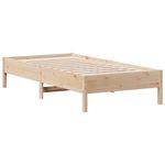 Casa si Gradina - Mobilier - Paturi si accesorii - Paturi - Cadru de pat, 75x190 cm, lemn masiv de pin - Infinity.ro