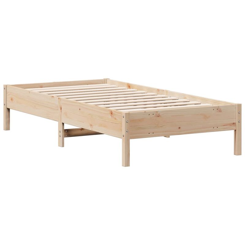 Casa si Gradina - Mobilier - Paturi si accesorii - Paturi - Cadru de pat, 75x190 cm, lemn masiv de pin - Infinity.ro