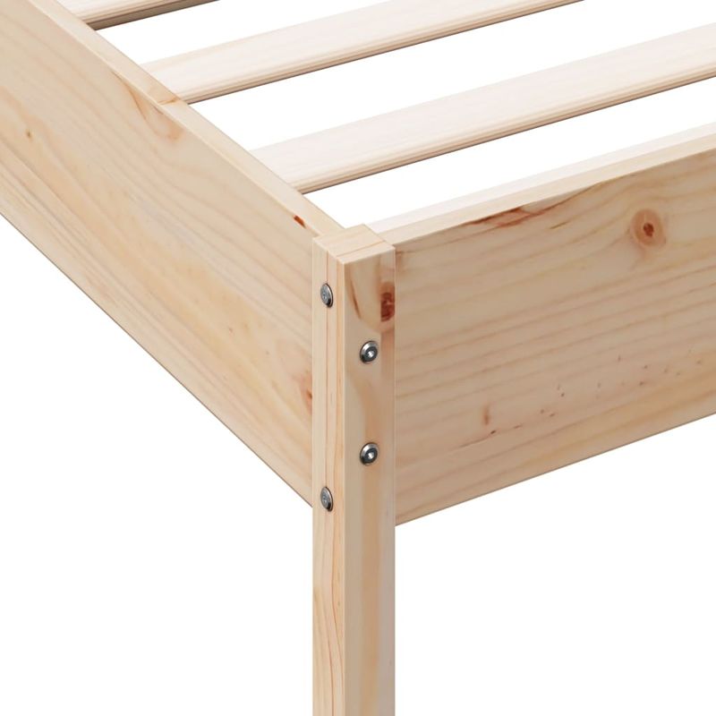 Casa si Gradina - Mobilier - Paturi si accesorii - Paturi - Cadru de pat, 75x190 cm, lemn masiv de pin - Infinity.ro