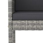 Casa si Gradina - Mobilier - Scaune si fotolii - Scaune - Scaune de bar cu perne, 4 buc., gri, poliratan - Infinity.ro