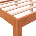 Casa si Gradina - Mobilier - Paturi si accesorii - Paturi - Cadru de pat cu tablie, maro ceruit, 150x200 cm, lemn masiv pin - Infinity.ro