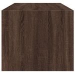 Casa si Gradina - Mobilier - Mese si birouri - Masute de cafea - Masuta de cafea cu usi din sticla, stejar maro, 102x50x42 cm - Infinity.ro